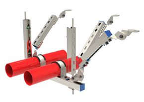 多管侧纵双向抗震支吊架